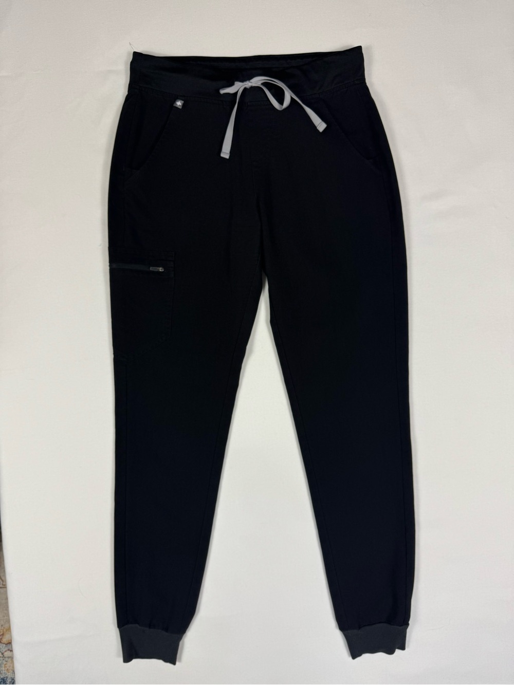 Figs Black Jogger Scrub Pant Small womens